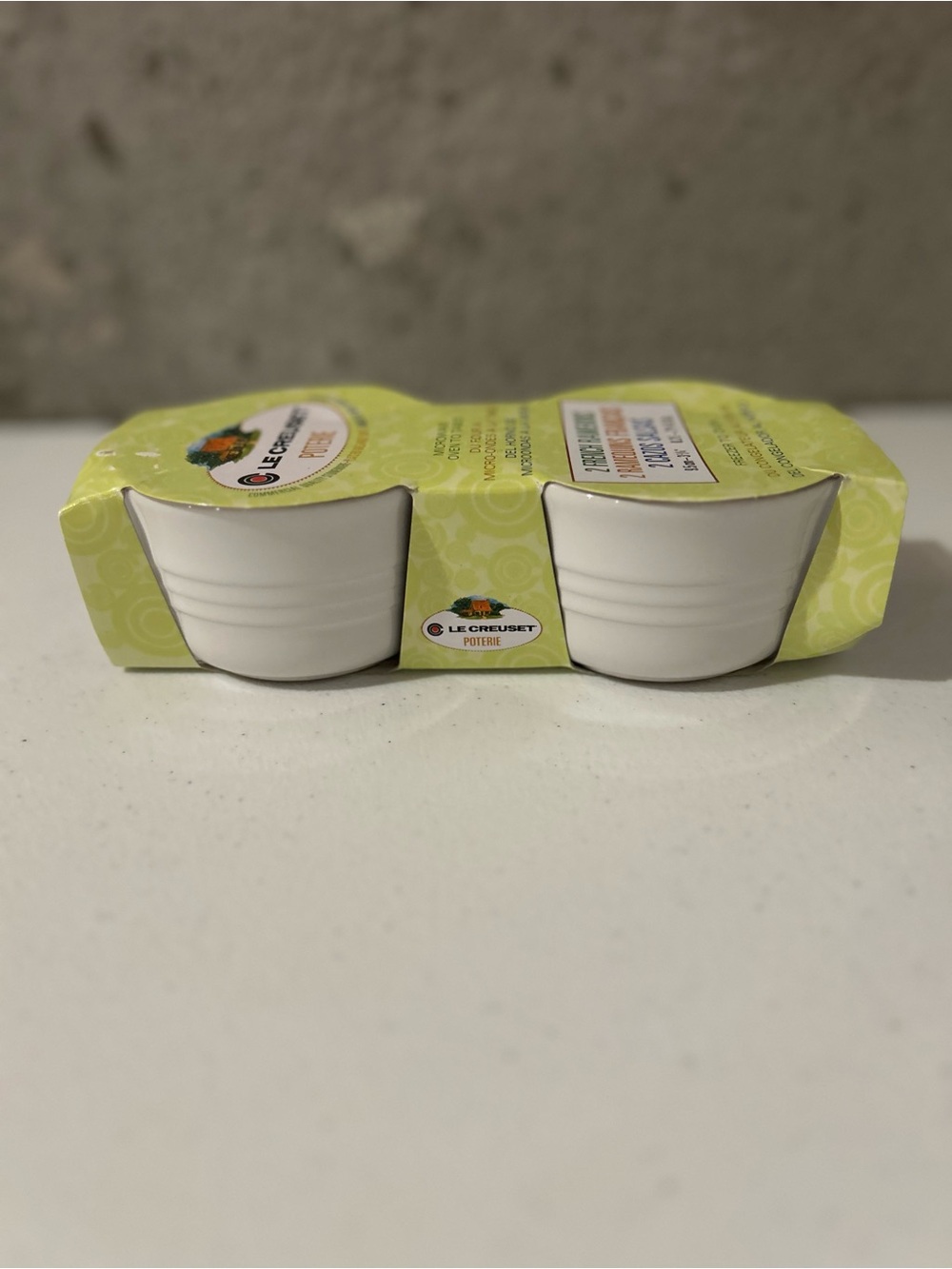 Le Creuset White Ceramic Ramekin Set (2)